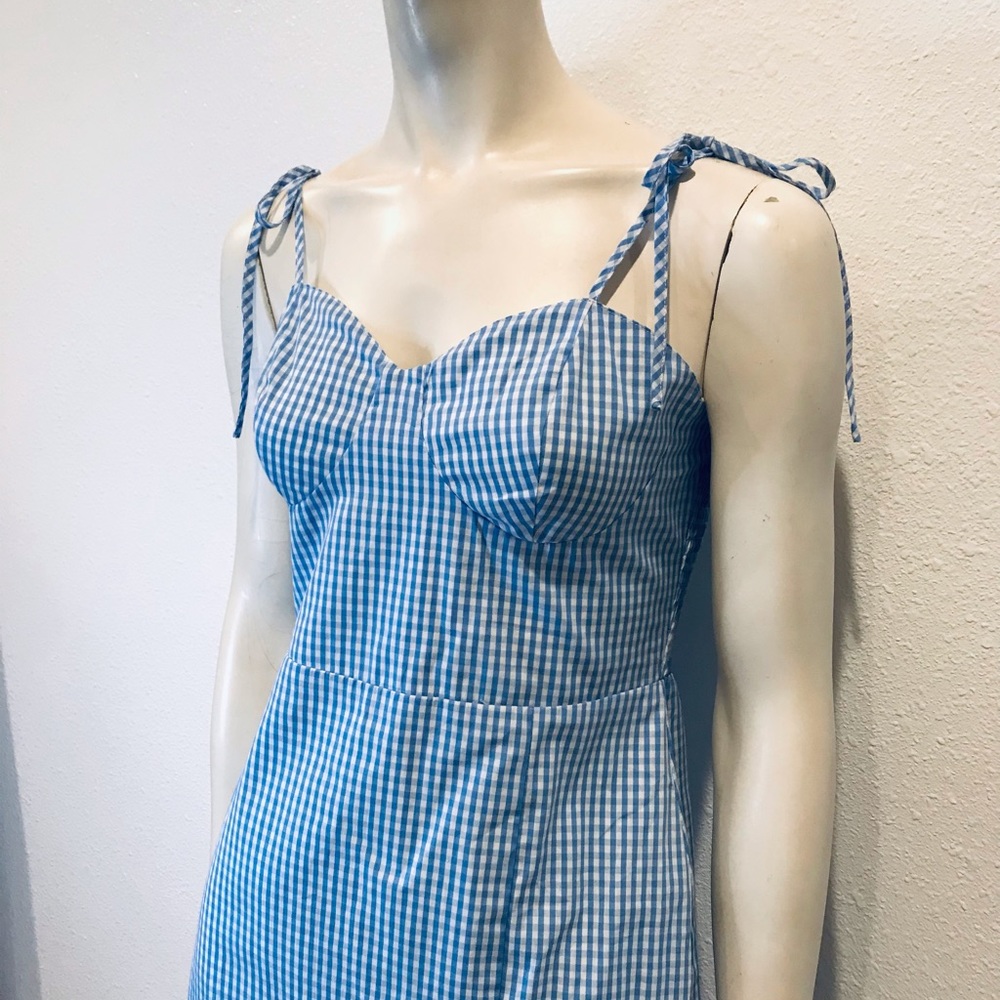 Sweet Gingham Dress By SHEIN, Small